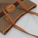 GUCCI Micro GG Supreme Web Sherry Line Bag PVC Beige 002 904 0131 Auth kk538-6