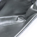 BALLY Chain Shoulder Bag Leather Black Gold Auth kk543-19