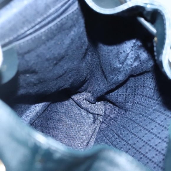 GUCCI Bamboo Backpack Leather Green Gold 003 2058 0016 Auth kk545