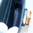 GUCCI Bamboo Backpack Leather Green Gold 003 2058 0016 Auth kk545-22