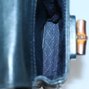 GUCCI Bamboo Backpack Leather Green Gold 003 2058 0016 Auth kk545-23