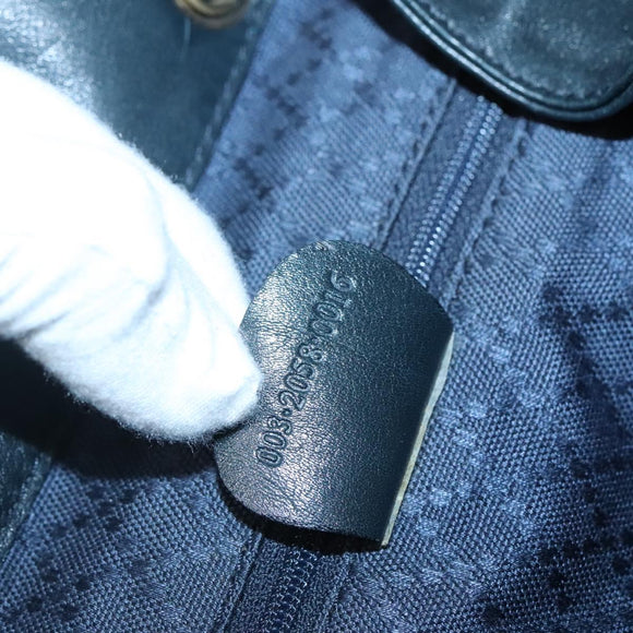 GUCCI Bamboo Backpack Leather Green Gold 003 2058 0016 Auth kk545