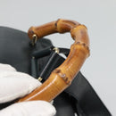 GUCCI Bamboo Backpack Leather Green Gold 003 2058 0016 Auth kk545-7