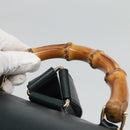 GUCCI Bamboo Backpack Leather Green Gold 003 2058 0016 Auth kk545-8