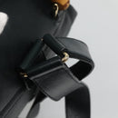 GUCCI Bamboo Backpack Leather Green Gold 003 2058 0016 Auth kk545-9