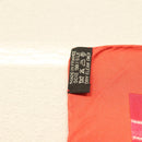 HERMES Carre 45 Scarf Silk Red Auth kk548-7