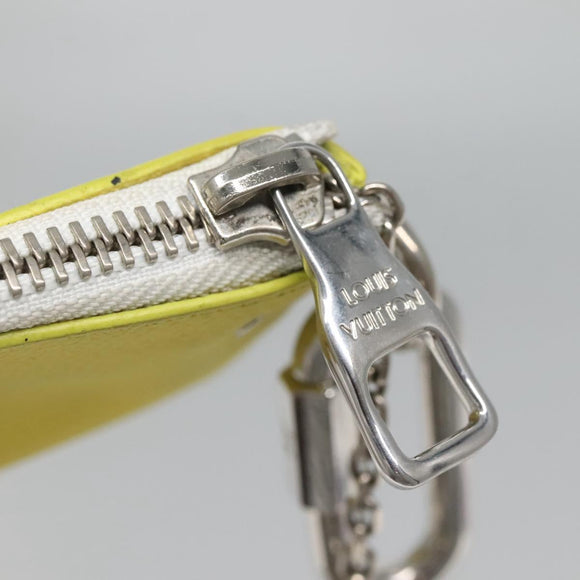 LOUIS VUITTON Everyday LV Pochette Cles Coin Purse Yellow M80845 LV Auth kk550