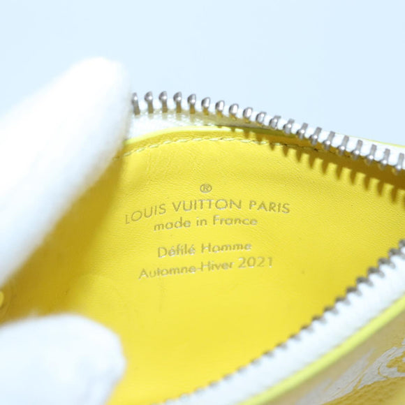 LOUIS VUITTON Everyday LV Pochette Cles Coin Purse Yellow M80845 LV Auth kk550