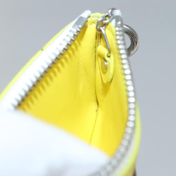 LOUIS VUITTON Everyday LV Pochette Cles Coin Purse Yellow M80845 LV Auth kk550