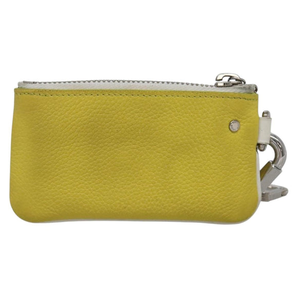 LOUIS VUITTON Everyday LV Pochette Cles Coin Purse Yellow M80845 LV Auth kk550