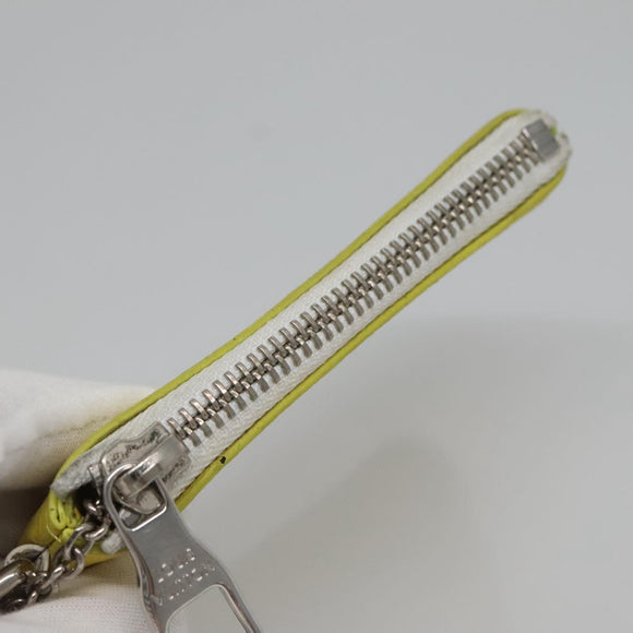 LOUIS VUITTON Everyday LV Pochette Cles Coin Purse Yellow M80845 LV Auth kk550