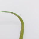 PRADA Hand Bag Enamel 2way Green Gold Auth kk555-14