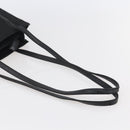 PRADA Shoulder Bag Nylon Leather Black Silver Auth kk556-7