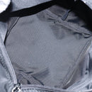 Burberrys Nova Check Blue Label Hand Bag Nylon Beige Silver Auth kk557-16