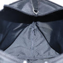 Burberrys Nova Check Blue Label Hand Bag Nylon Beige Silver Auth kk557-18