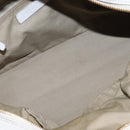 GIVENCHY Hand Bag Leather 2way Gold White Auth kk559-18