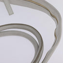 GIVENCHY Hand Bag Leather 2way Gold White Auth kk559-8