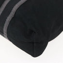HERMES Fourre Tout Cabass Tote Bag Canvas Black Auth kk560-15