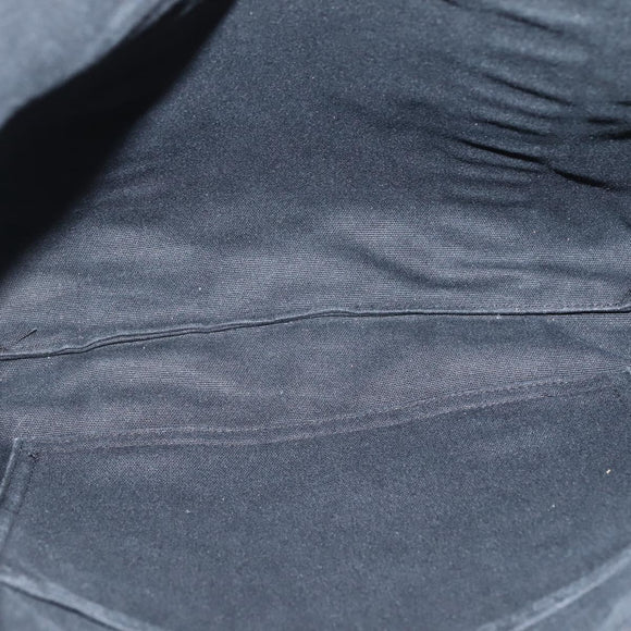 HERMES Fourre Tout Cabass Tote Bag Canvas Black Auth kk560