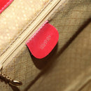 GUCCI Bamboo Backpack Leather Red Gold 003 2058 0016 Auth kk563-19