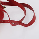 GUCCI Bamboo Backpack Leather Red Gold 003 2058 0016 Auth kk563-9