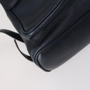 GUCCI Bamboo Backpack Leather Navy Gold 003 2058 0016 Auth kk564-16