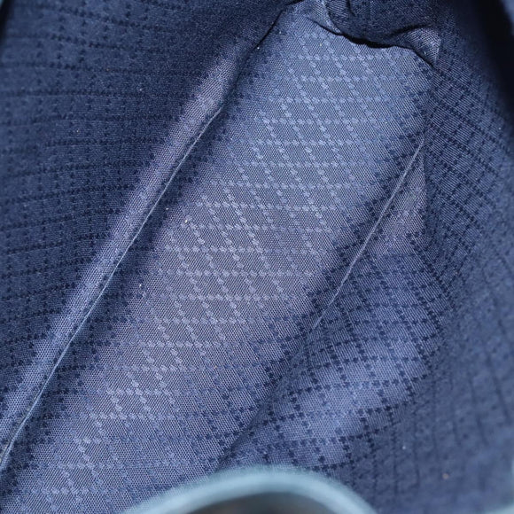 GUCCI Bamboo Backpack Leather Navy Gold 003 2058 0016 Auth kk564