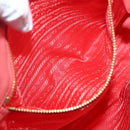 PRADA Hand Bag Nylon 2way Multicolor Gold Auth kk565-25