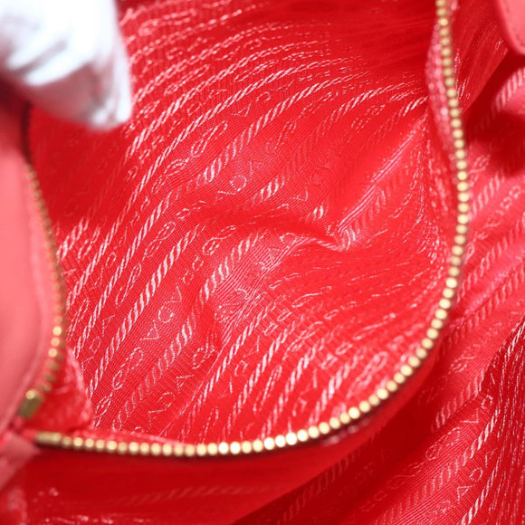 PRADA Hand Bag Nylon 2way Multicolor Gold Auth kk565