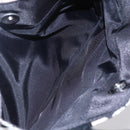 BURBERRY Nova Check Blue Label Hand Bag Nylon Gold Silver Auth kk569-12