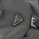 PRADA Backpack Nylon Gray Silver Auth kk572-19