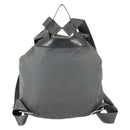 PRADA Backpack Nylon Gray Silver Auth kk572-2