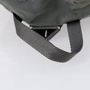 PRADA Backpack Nylon Gray Silver Auth kk572-7