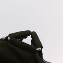 PRADA Backpack Nylon Green Silver Auth kk575-15