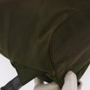 PRADA Backpack Nylon Green Silver Auth kk575-19