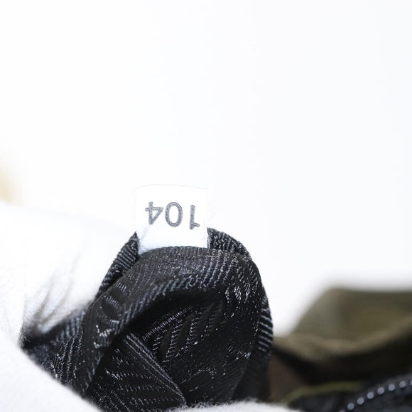 PRADA Backpack Nylon Green Silver Auth kk575