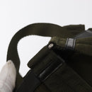 PRADA Backpack Nylon Green Silver Auth kk575-14