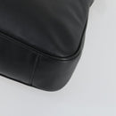 GUCCI Bamboo Shoulder Bag Leather 2way Black Gold 001 1577 2123 Auth kk577-16