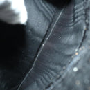 GUCCI Bamboo Shoulder Bag Leather 2way Black Gold 001 1577 2123 Auth kk577-11