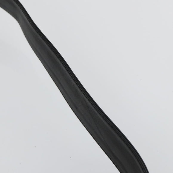 GUCCI Bamboo Shoulder Bag Leather 2way Black Gold 001 1577 2123 Auth kk577