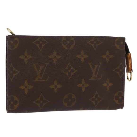 LOUIS VUITTON Monogram Bucket PM Accessory Pouch LV Auth kk578