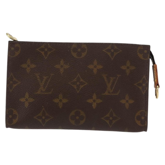 LOUIS VUITTON Monogram Bucket PM Accessory Pouch LV Auth kk578