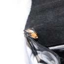 Salvatore Ferragamo Gancini Shoulder Bag Enamel Black Gold Auth kk580-9