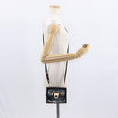 Salvatore Ferragamo Gancini Shoulder Bag Enamel Black Gold Auth kk580-23