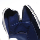 MCM Vicetos Logogram Backpack PVC Leather White Silver Auth kk581-21