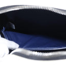 MCM Vicetos Logogram Backpack PVC Leather White Silver Auth kk581-23