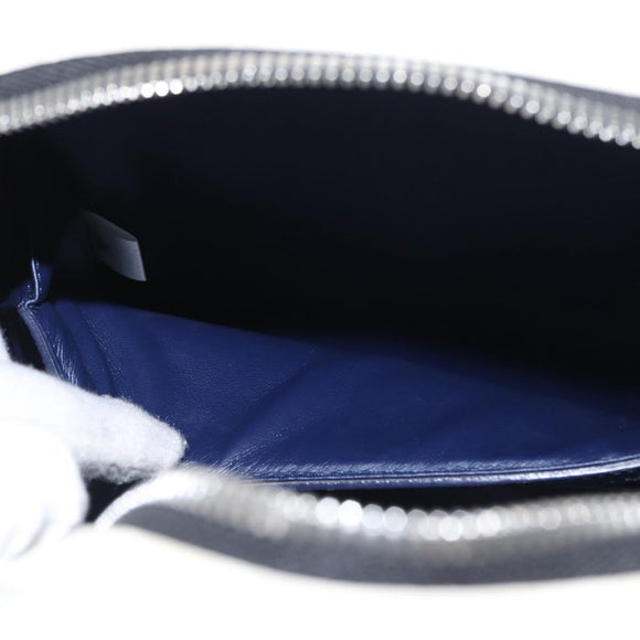 MCM Vicetos Logogram Backpack PVC Leather White Silver Auth kk581