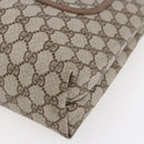 GUCCI GG Supreme Web Sherry Line Tote Bag PVC Beige 41 004 4465 Auth kk582-10