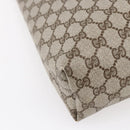 GUCCI GG Supreme Web Sherry Line Tote Bag PVC Beige 41 004 4465 Auth kk582-13