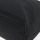 FENDI Zucchino Canvas Tote Bag Black Silver Auth kk586-12